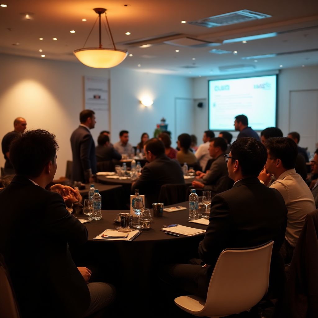 Evento de networking empresarial en Santa Cruz